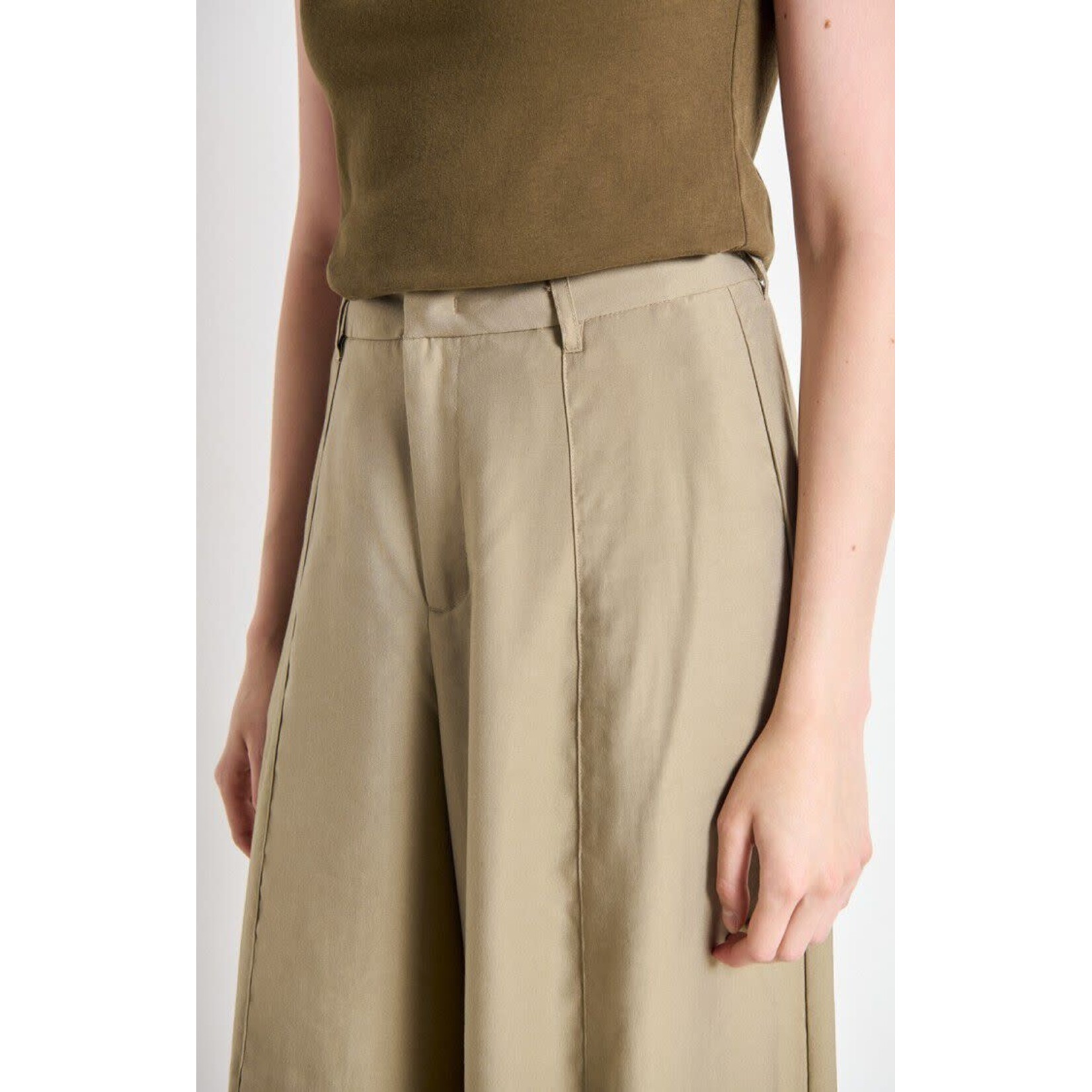 American Vintage Lanow pantalon balloon Oak