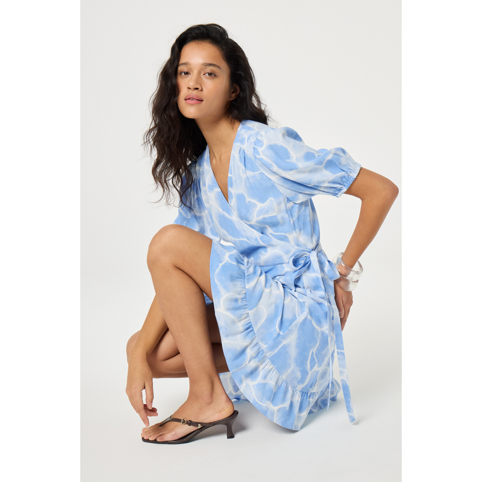 Fabienne Chapot Ariel dress Light blue / crispy white