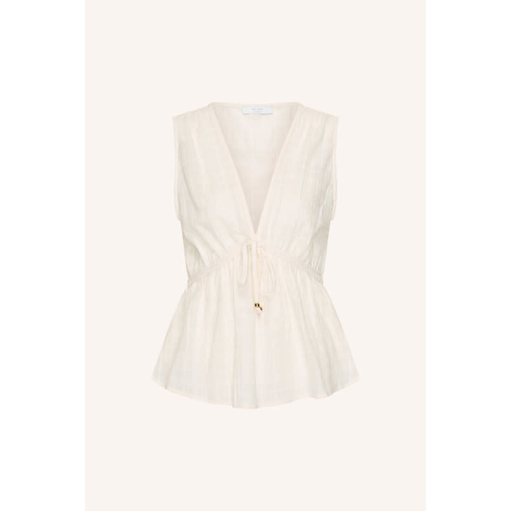 By-Bar Meryl dobby top Cloud white