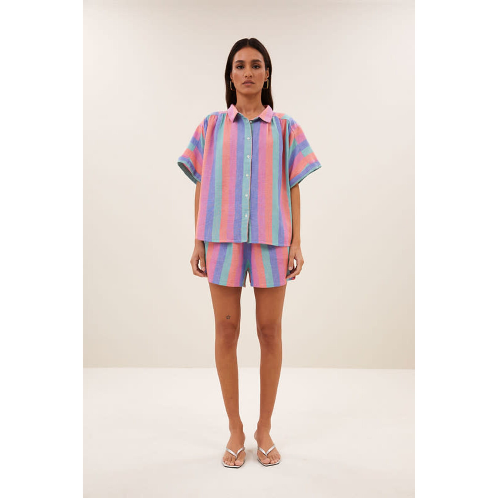 By-Bar Isa rainbow shorts