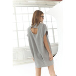 Co'couture Lance sweat dress Grey melange