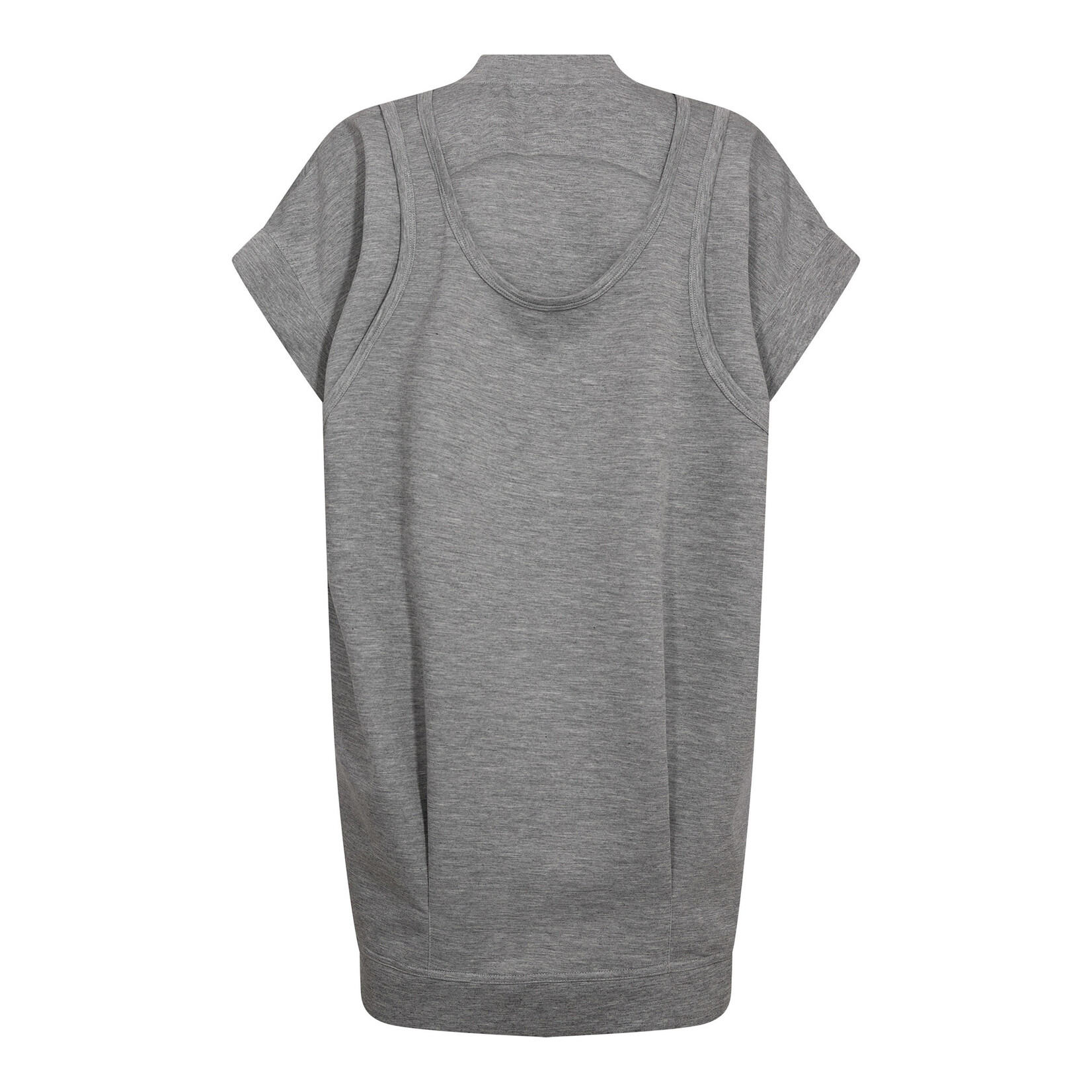 Co'couture Lance sweat dress Grey melange