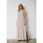 Co'couture Eva strap dress Walnut