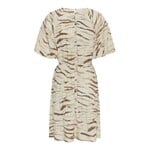 MSCH Tania dress Oatmeal Zebra