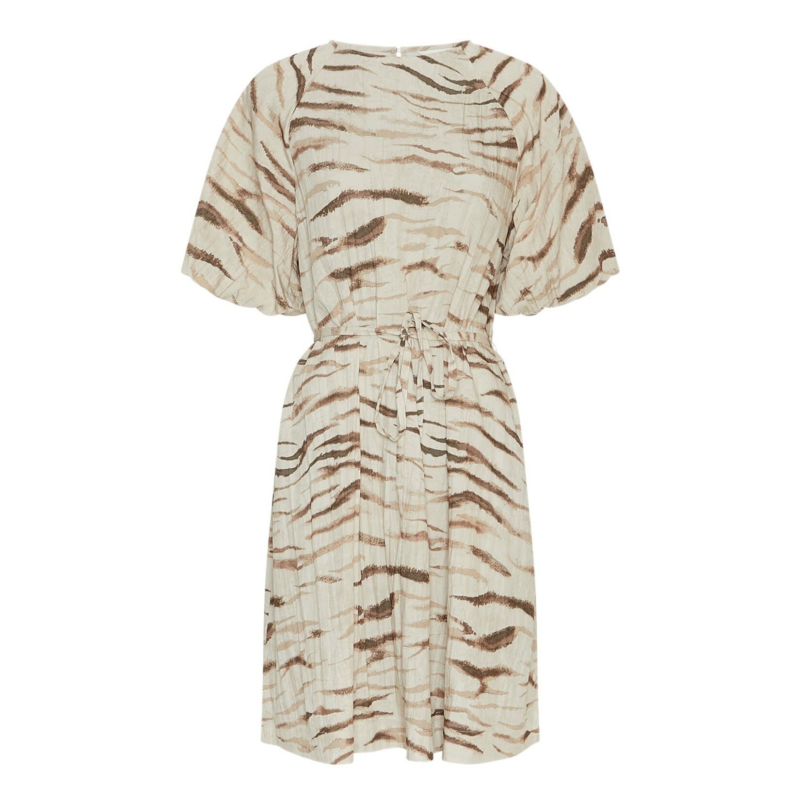 MSCH Tania dress Oatmeal Zebra
