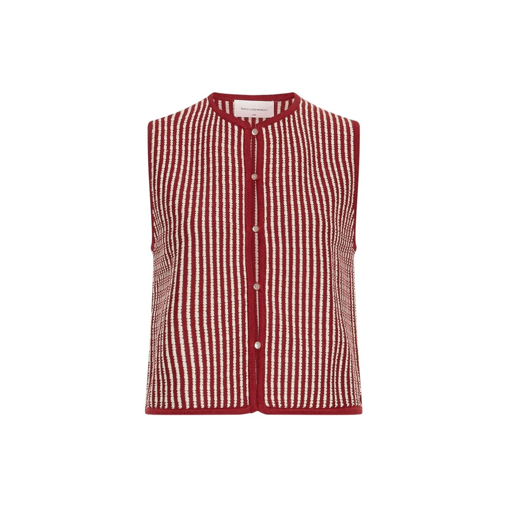 MSCH Priscilla vest Rhubarb