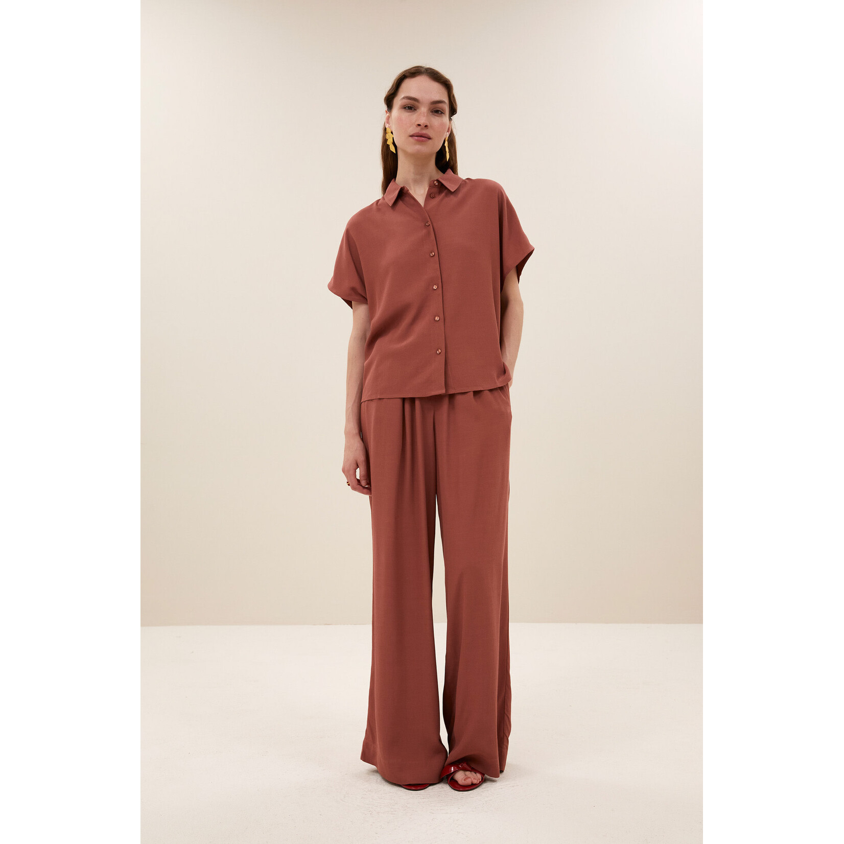 By-Bar Benji viscose pants rustic Sienna