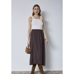 Co'couture Sunrise skirt Dark brown