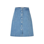 Lollys Laundry Kay short skirt Washed denim