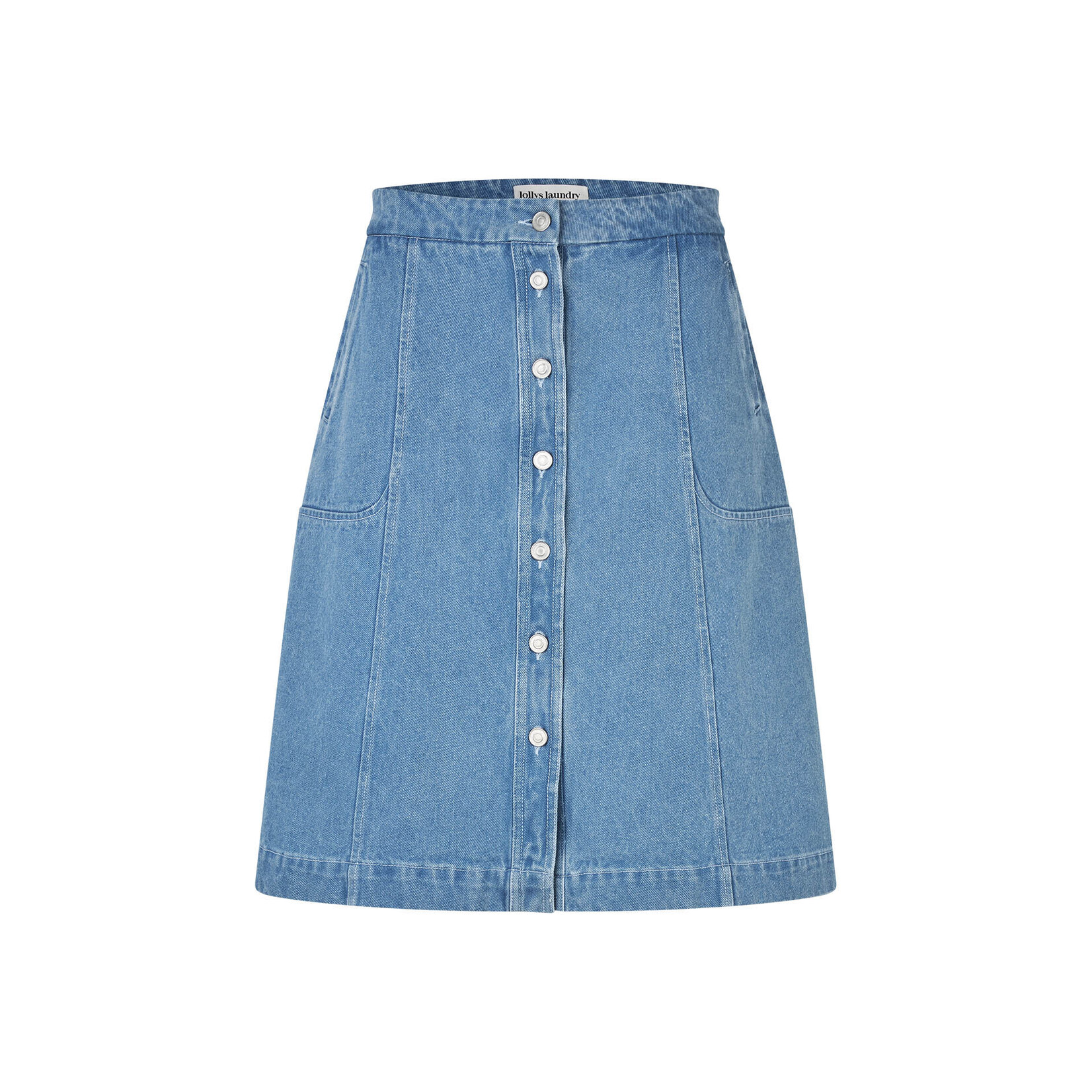 Lollys Laundry Kay short skirt Washed denim