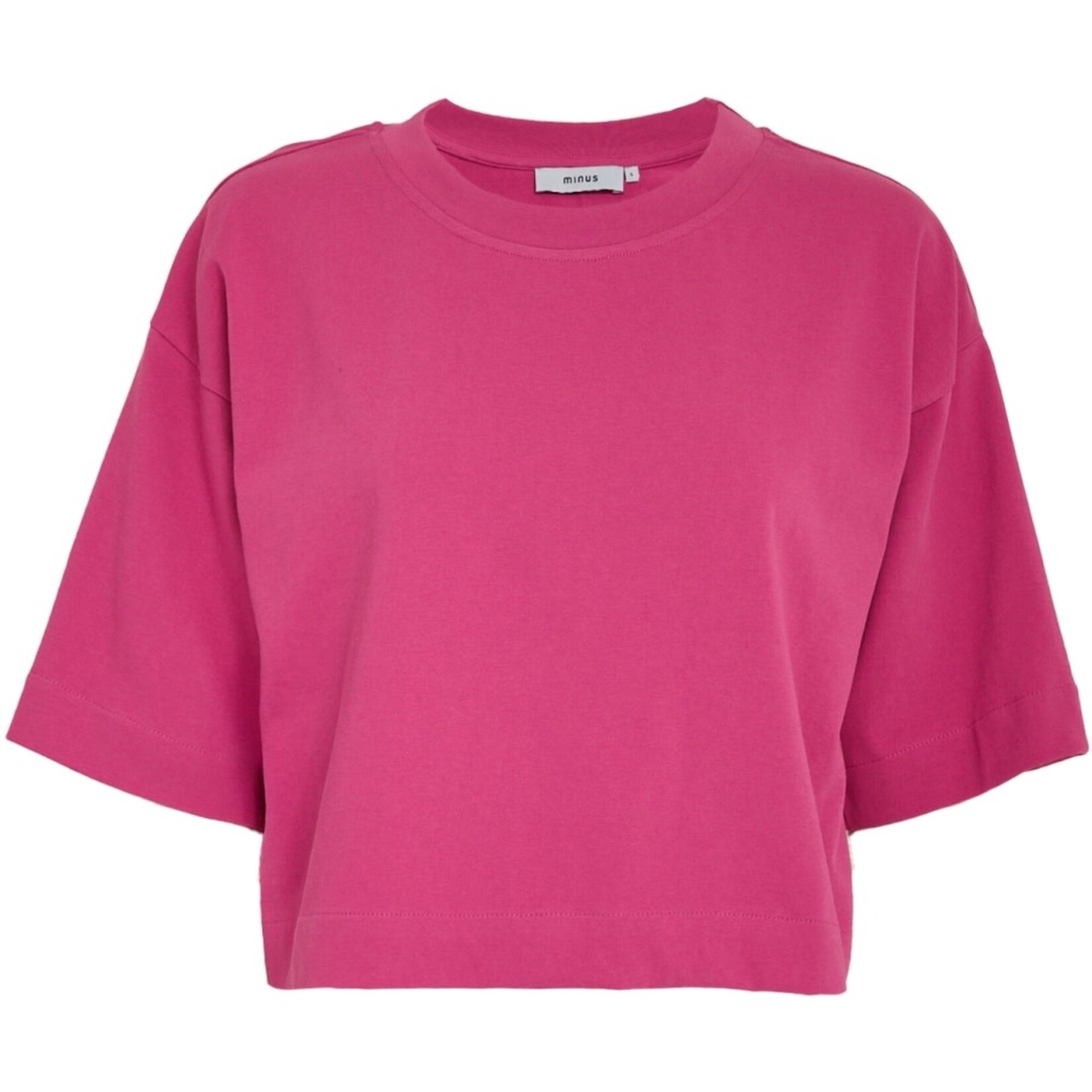 Minus Gamma cropped t-shirt Rose violet