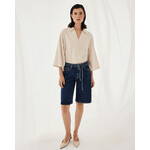 MSCH Elide ada denim shorts Dark blue wash