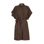 Minus Julia playsuit Chestnut