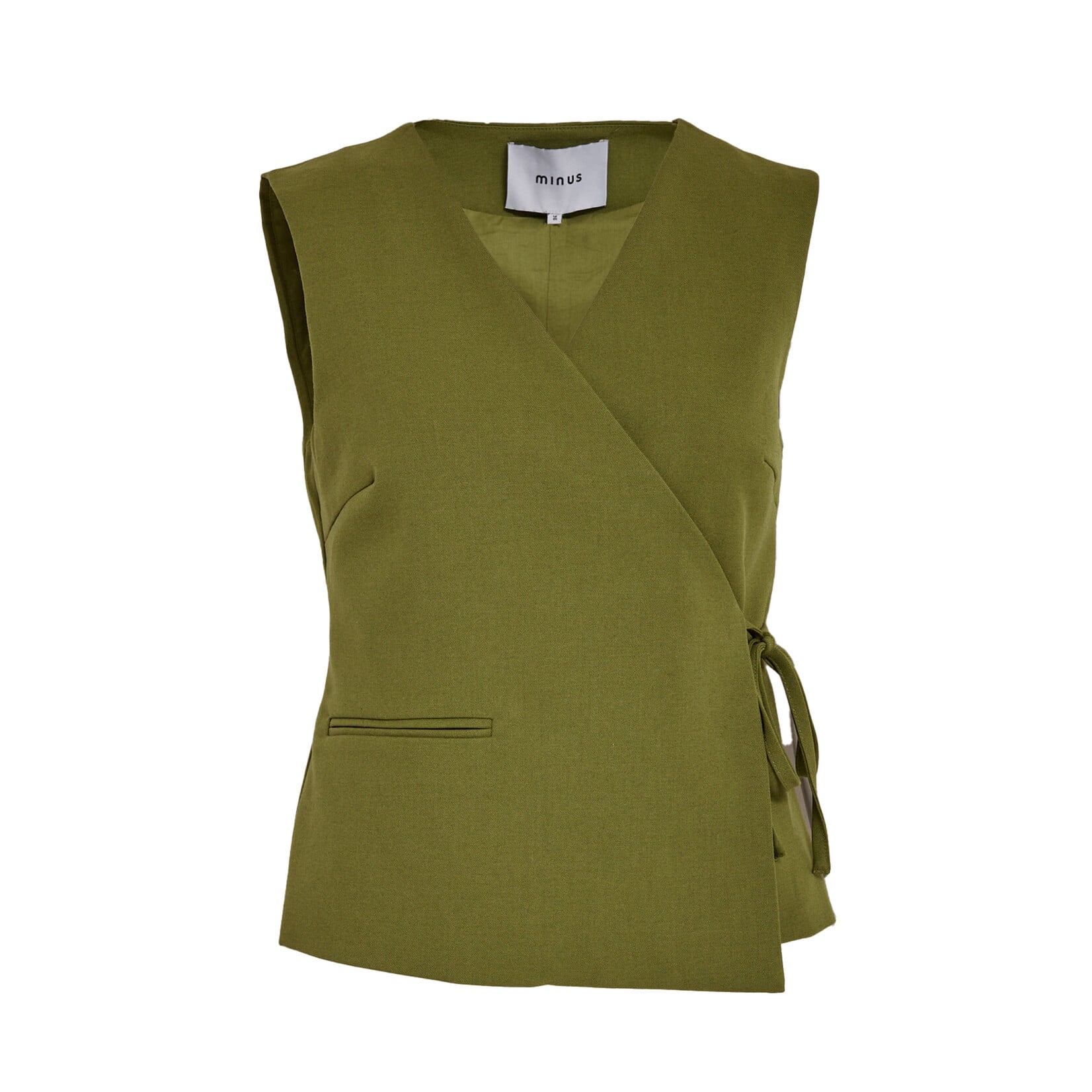 Minus Lina vest Cedar green