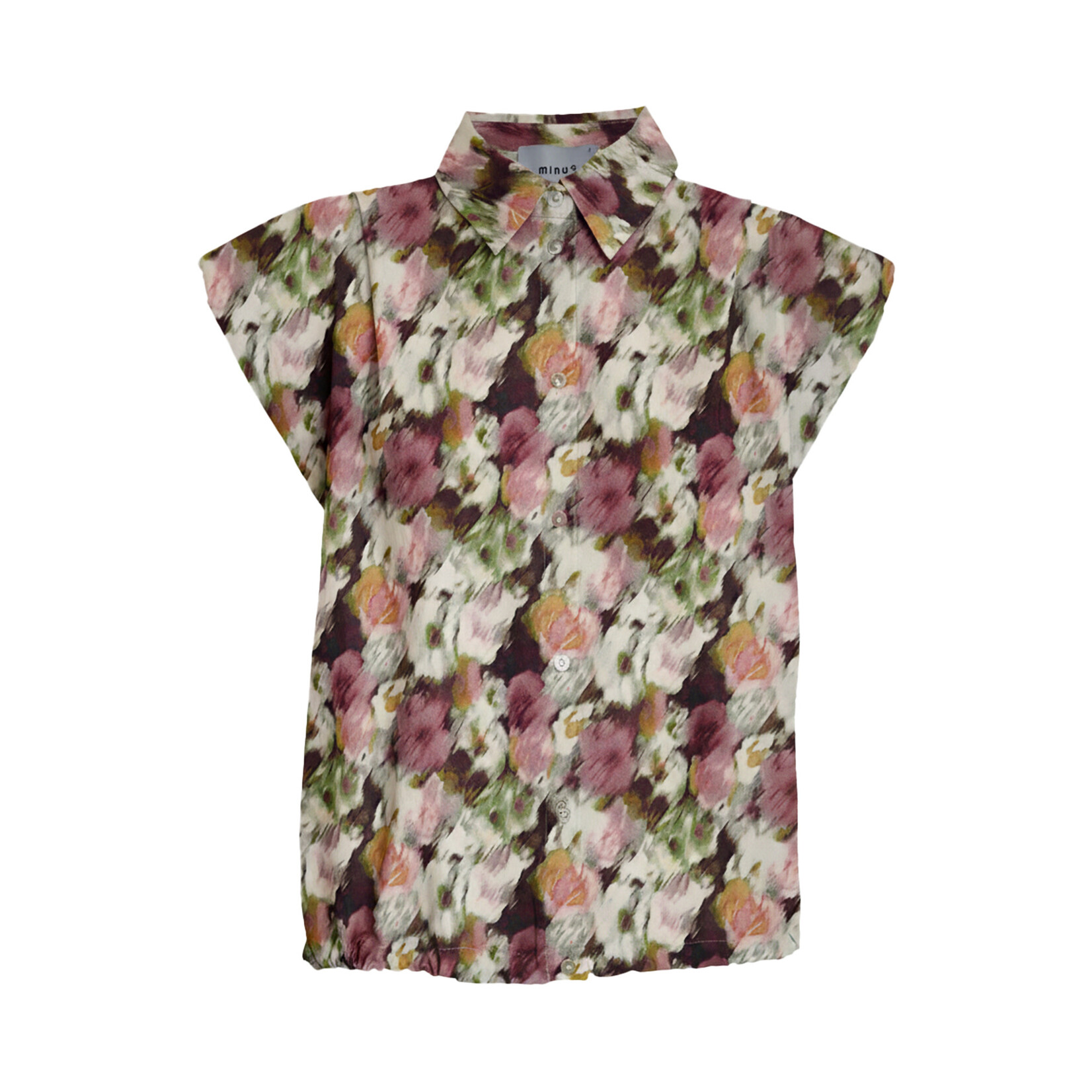 Minus Nadia shirt Andorra red print