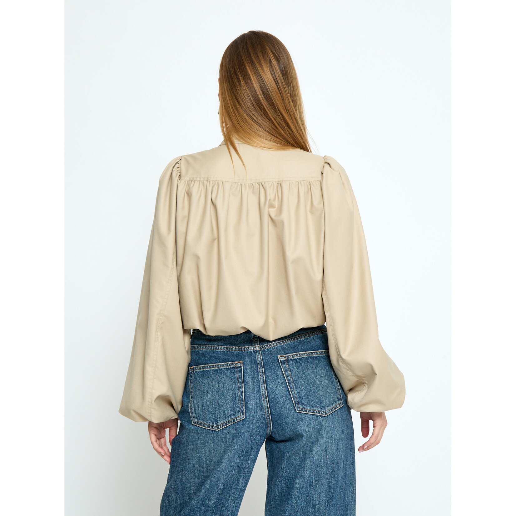 Minus Cindy short jacket Sand grey