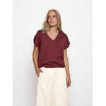 Minus Peyton batsleeve knit t-shirt Andorra red