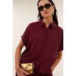 By-Bar Barley viscose blouse Wine