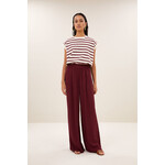 By-Bar Benji viscose pants Wine
