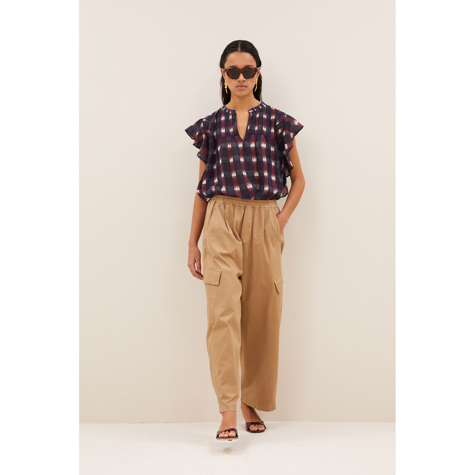 By-Bar Matcha pants Camel