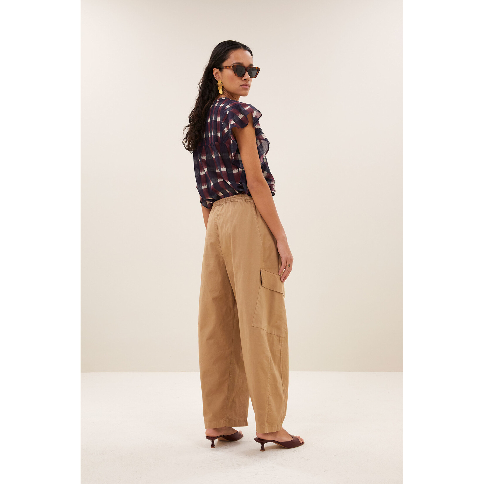 By-Bar Matcha pants Camel