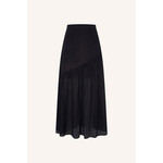 By-Bar Myra viscose skirt Black