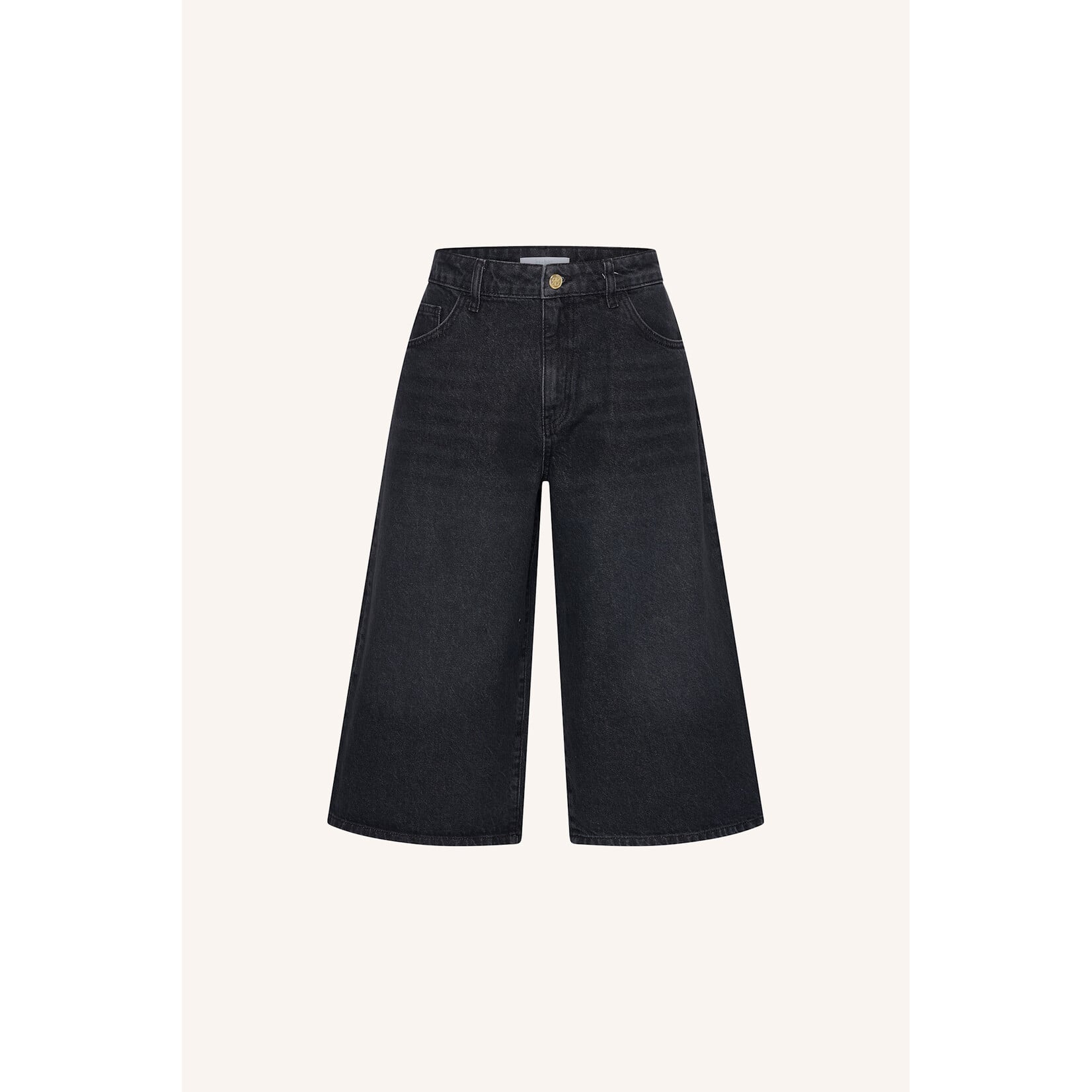 By-Bar Noho long denim shorts Jet black