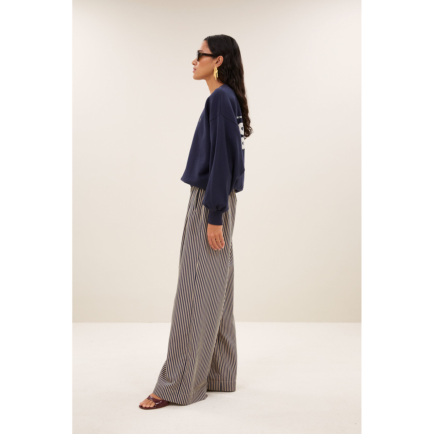 By-Bar Lili coast sweater Uniform blue