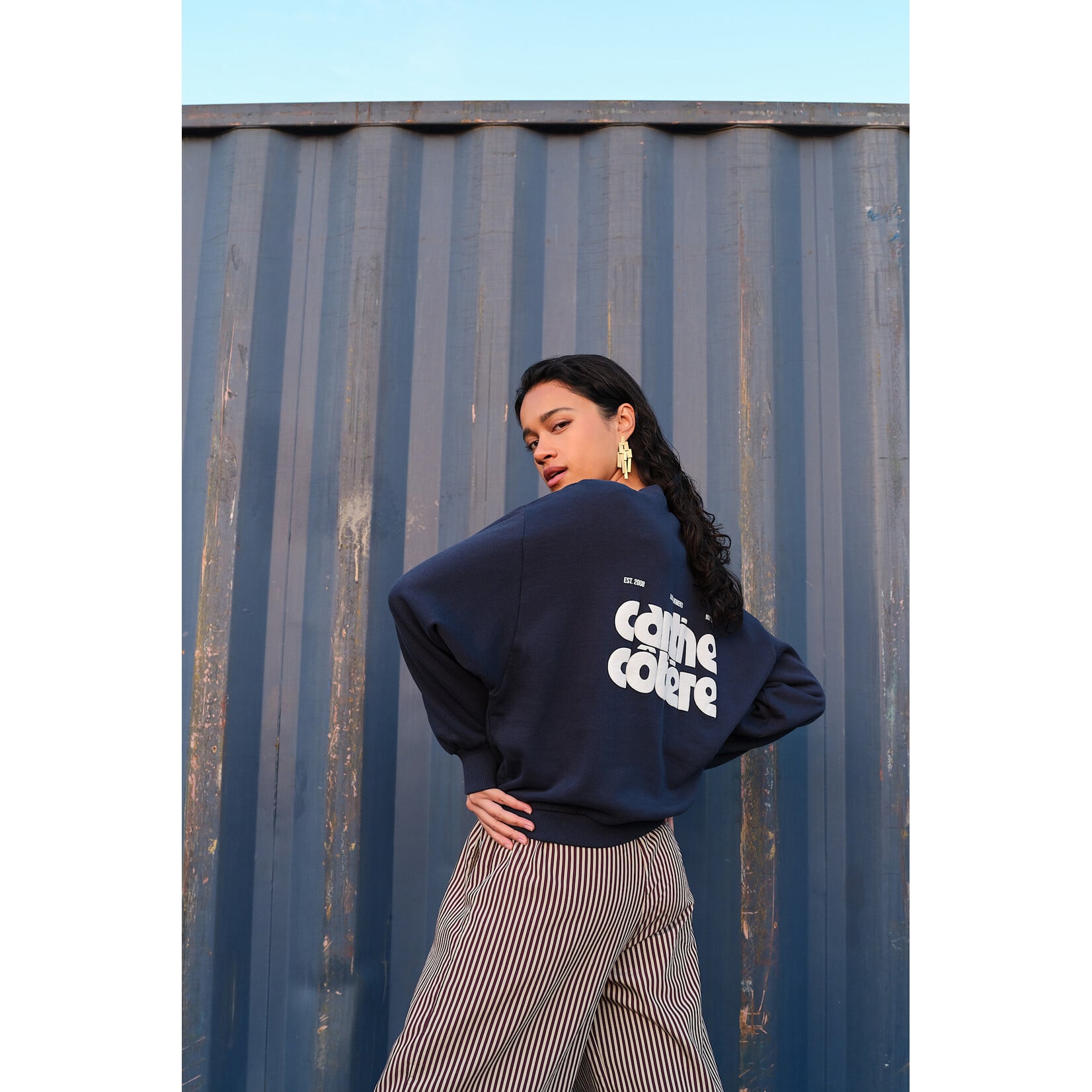 By-Bar Lili coast sweater Uniform blue