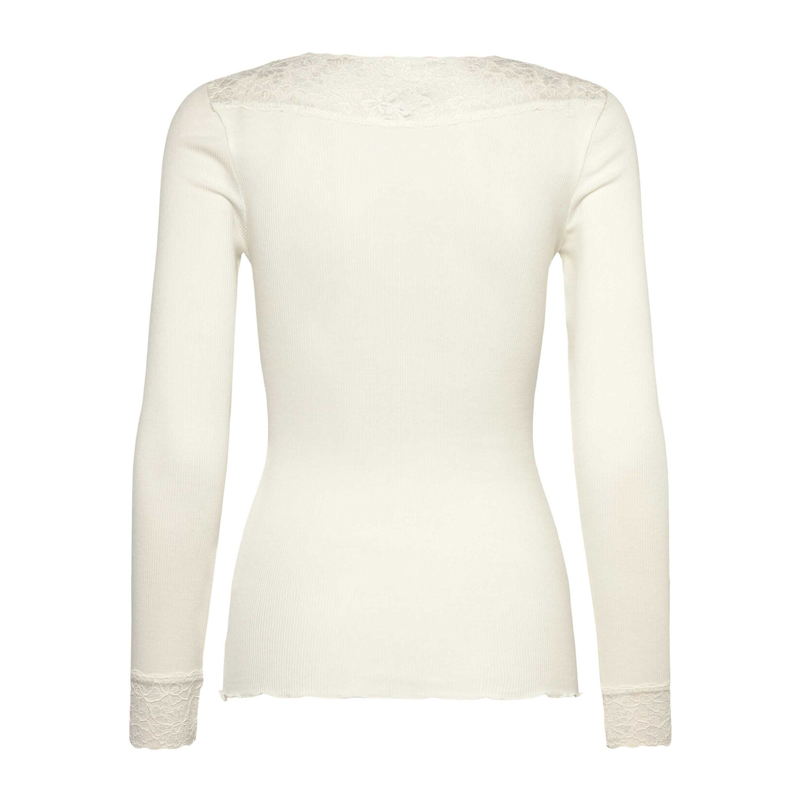 Rosemunde Bernadine organic lace t-shirt Ivory