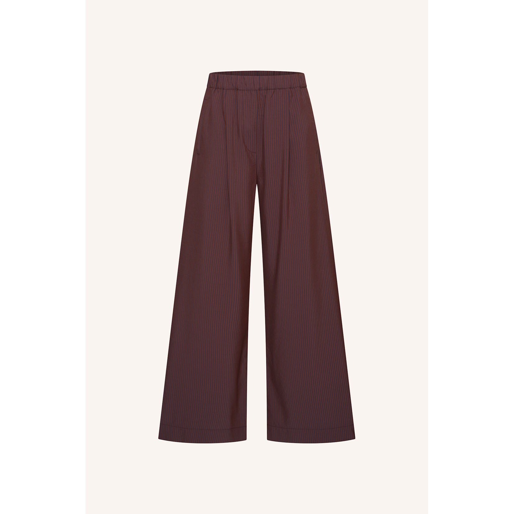 By-Bar Celin tan stripe pants Tanning stripe