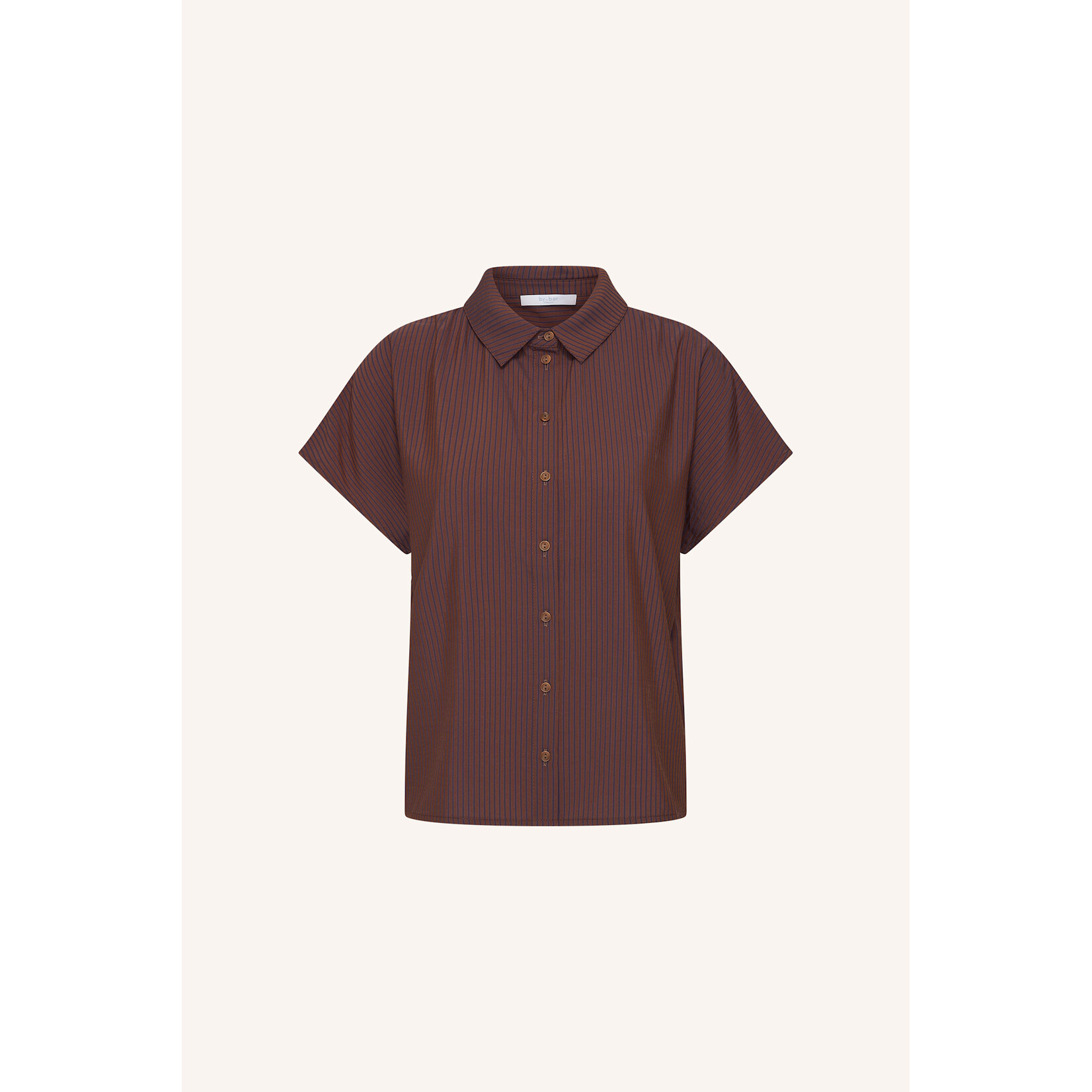 By-Bar Barley tan stripe blouse Tanning stripe