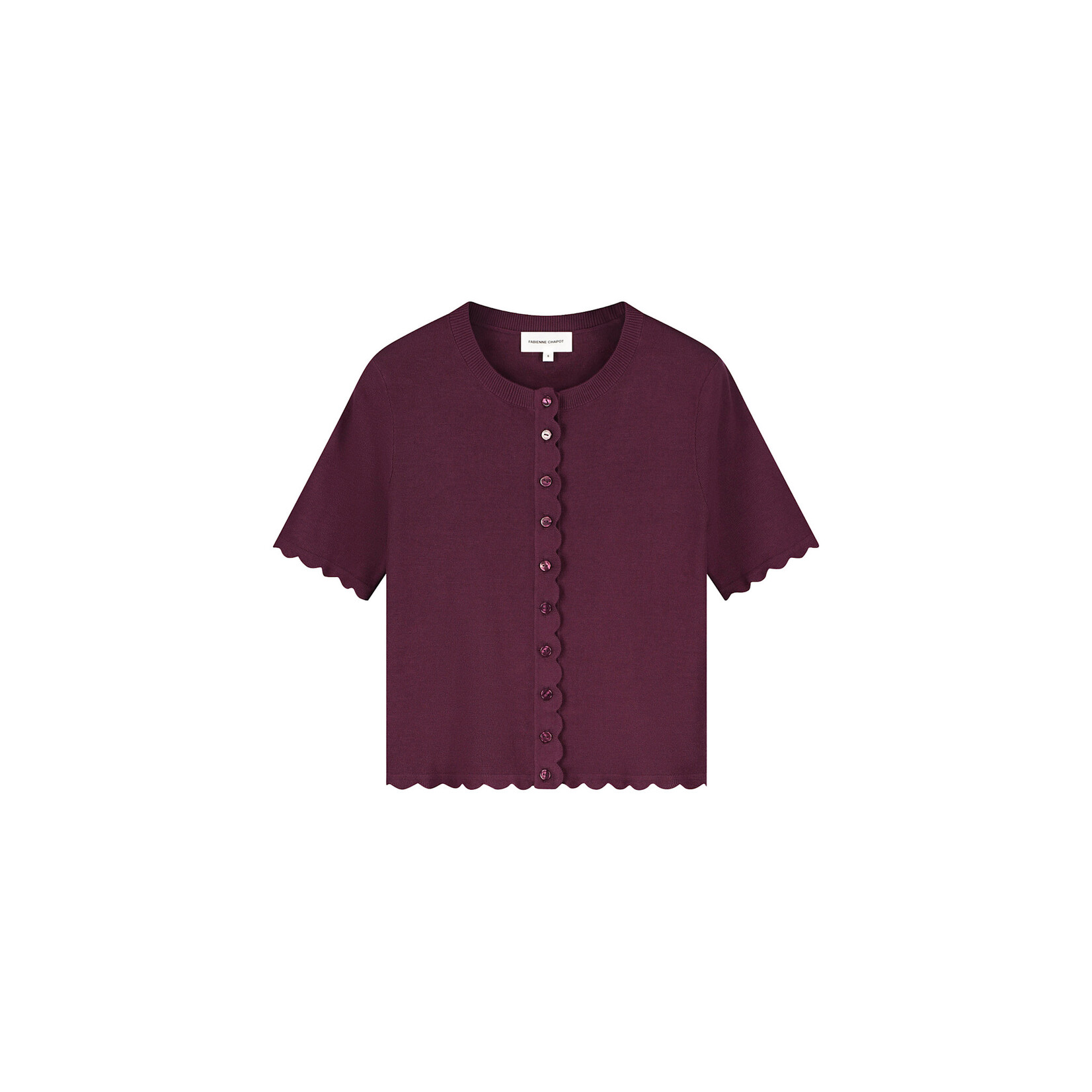 Fabienne Chapot Scarlett cardigan Brigitte bordeaux