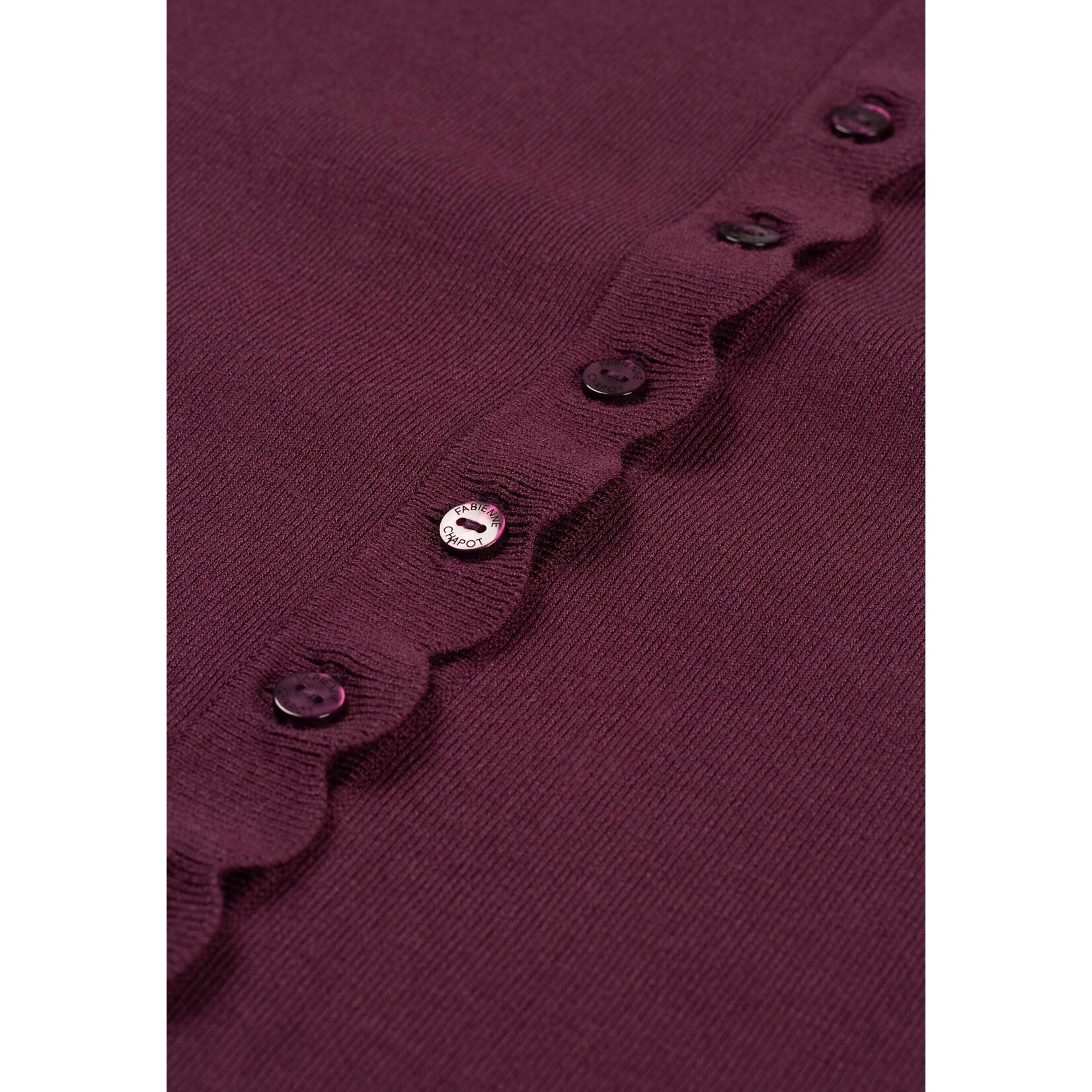 Fabienne Chapot Scarlett cardigan Brigitte bordeaux