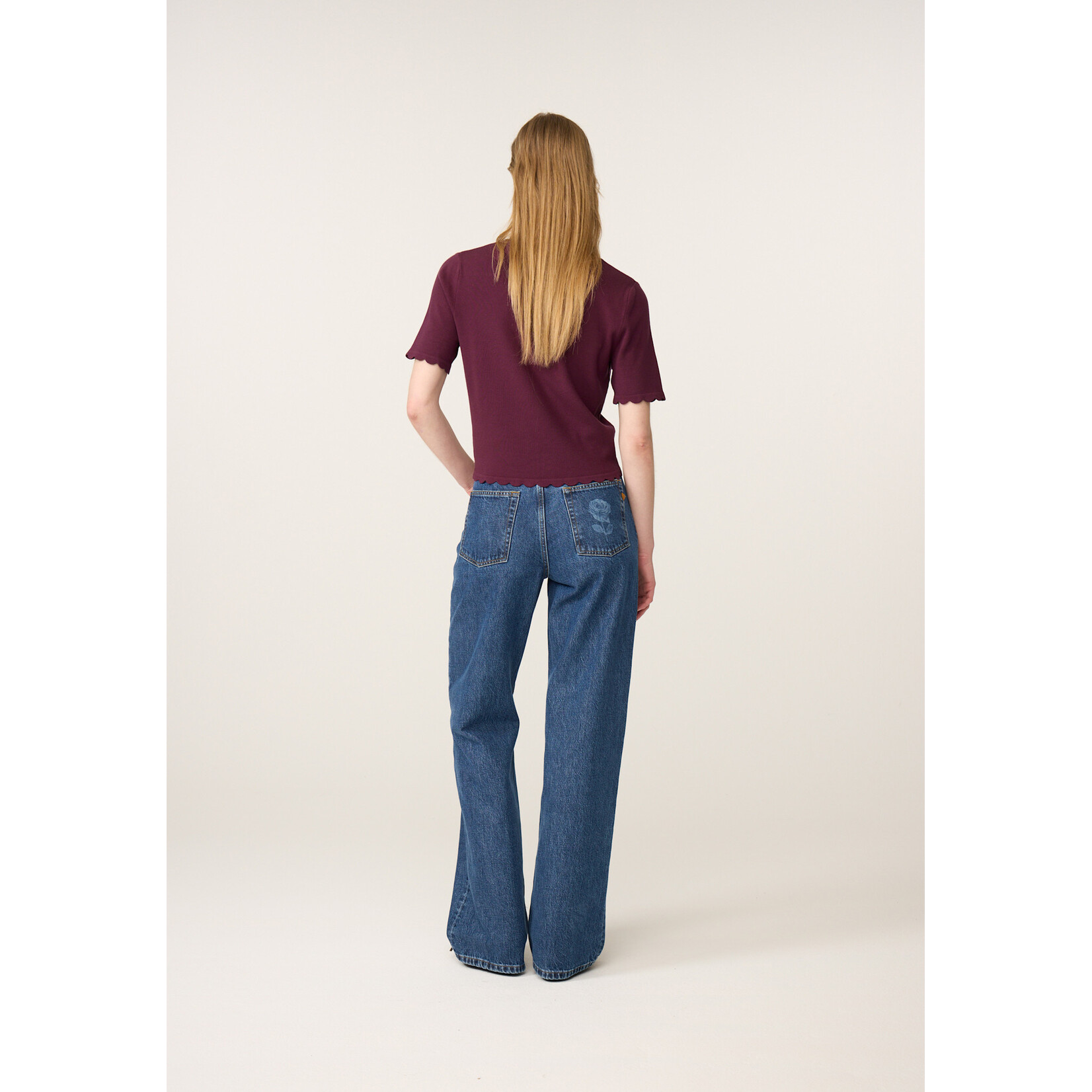 Fabienne Chapot Scarlett cardigan Brigitte bordeaux