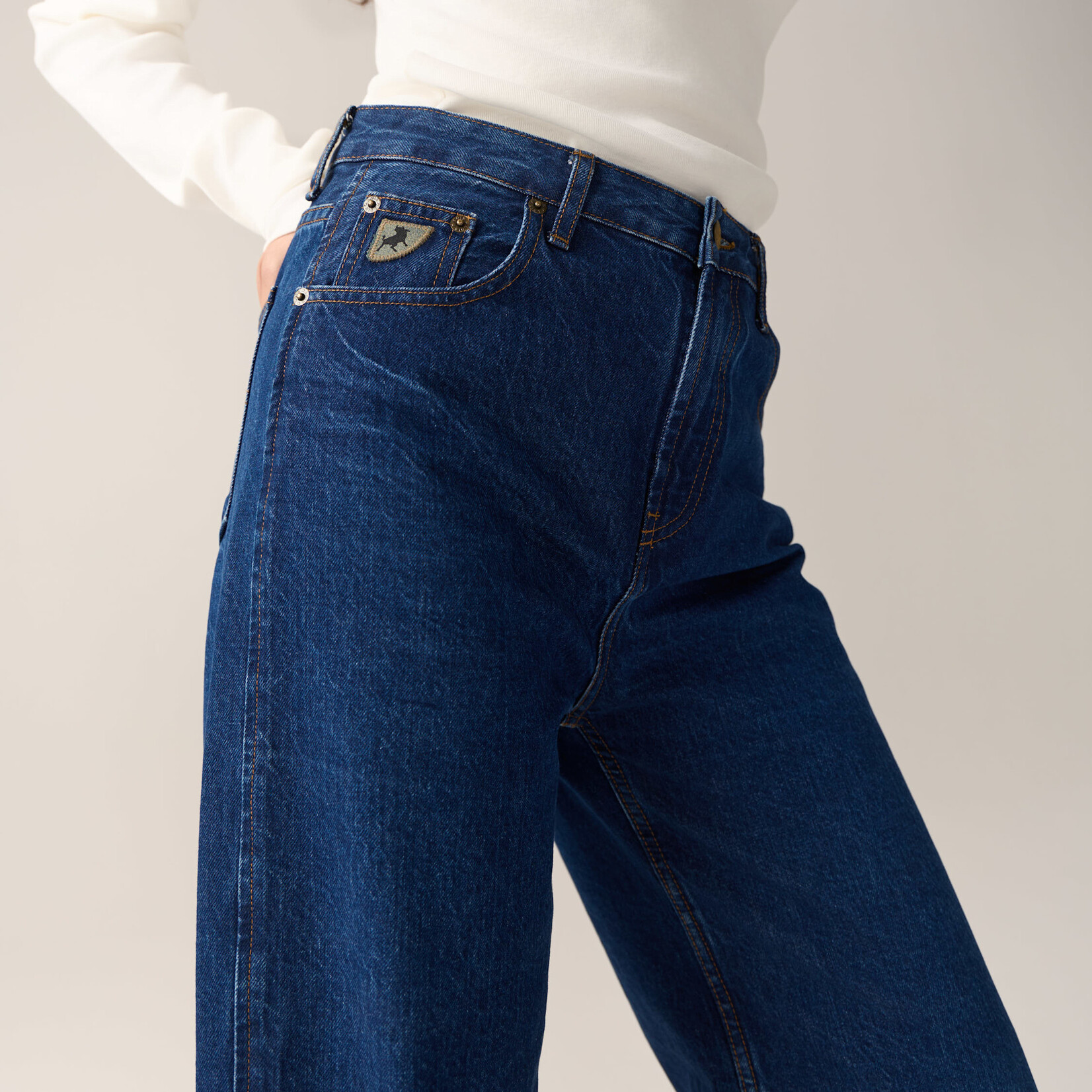 Lois Skater flare marte blues - Faint Stone
