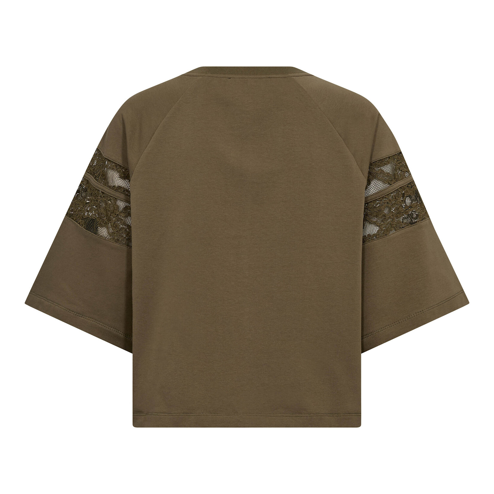 Co'couture Ely 87 lace tee sweat Army