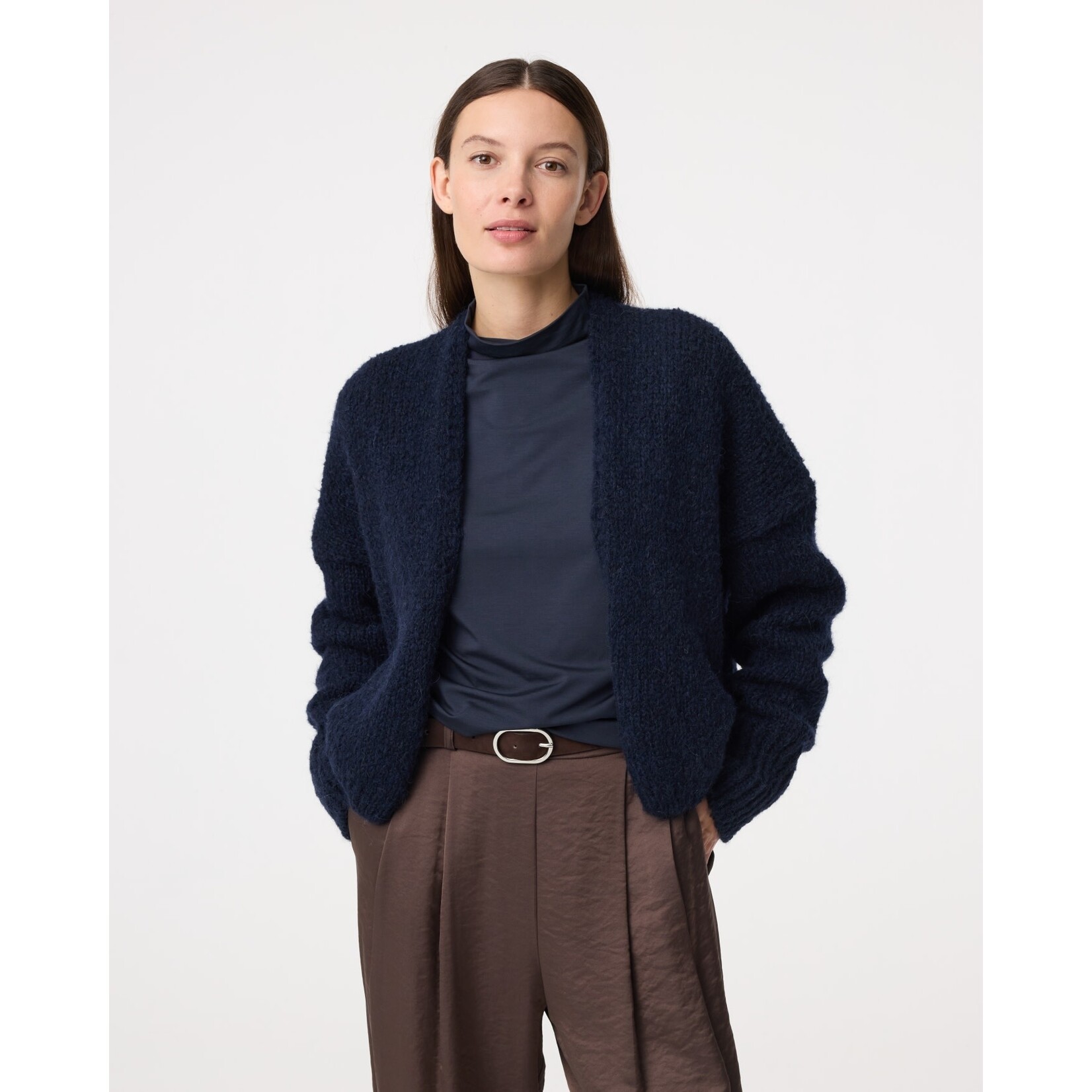 Knit-ted Becky vest Night blue