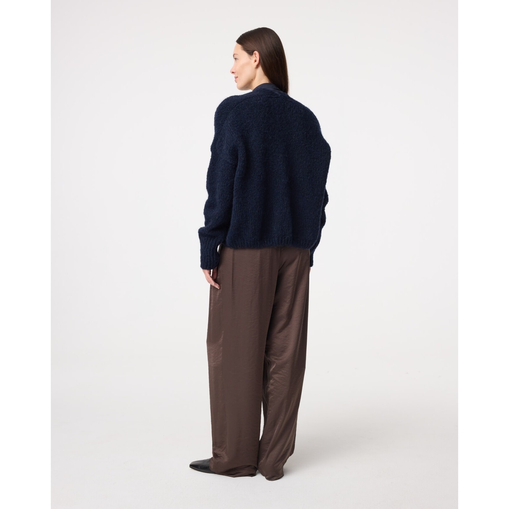 Knit-ted Becky vest Night blue
