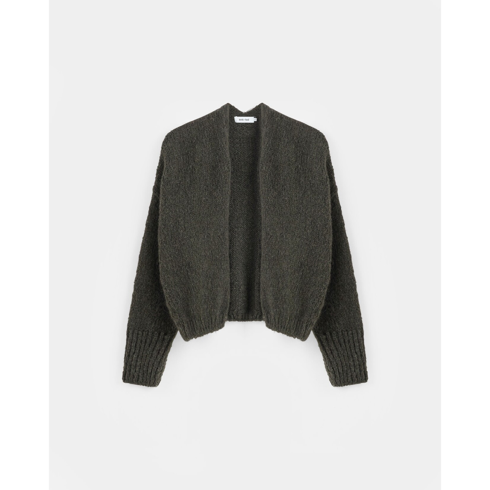 Knit-ted Becky vest Dark green