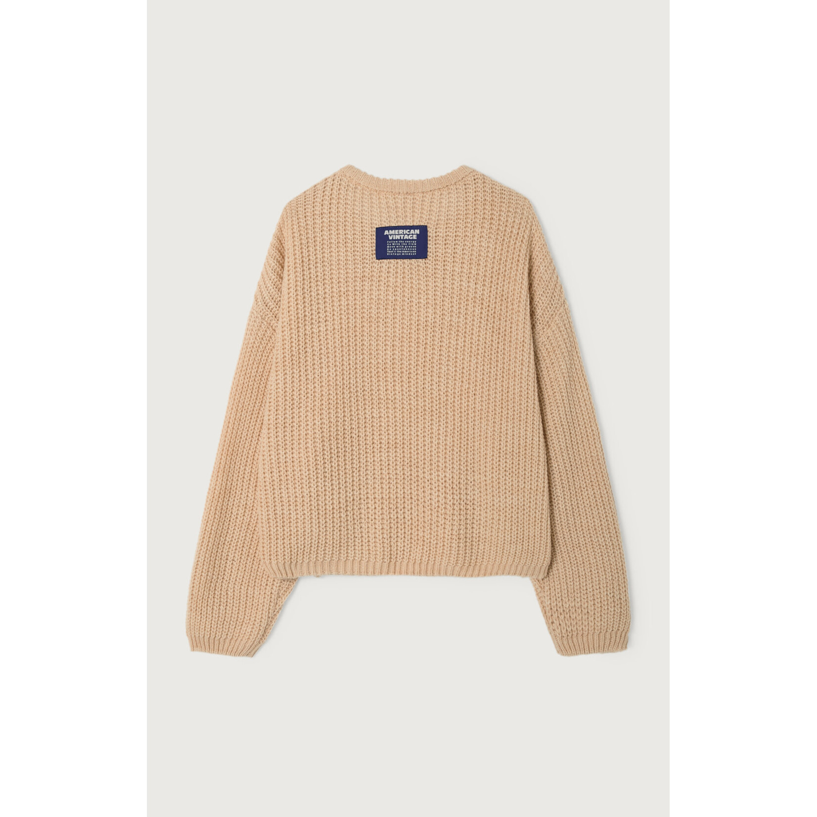 American Vintage Cyrow pullover Beige clair