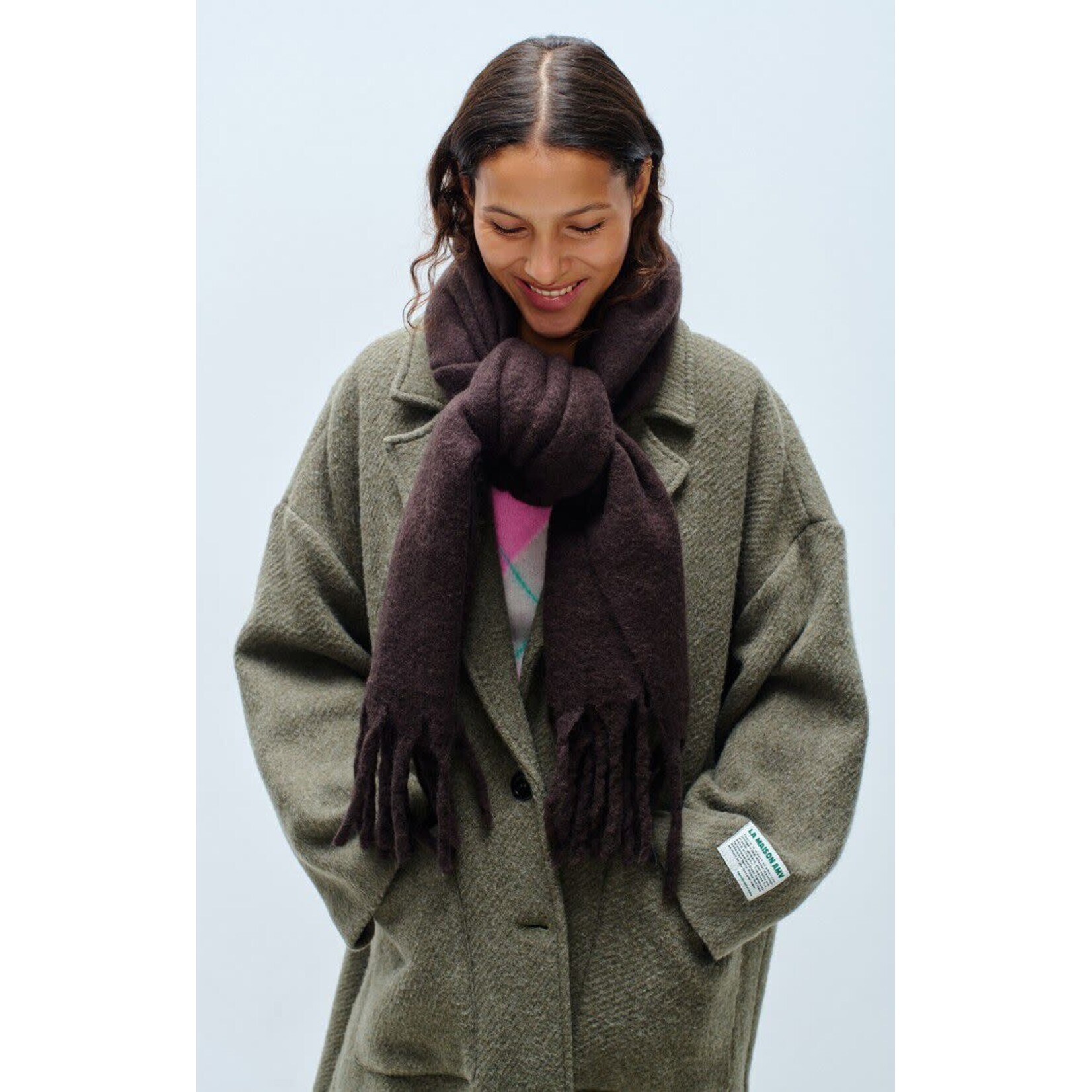 American Vintage Zinaco scarf Brownie