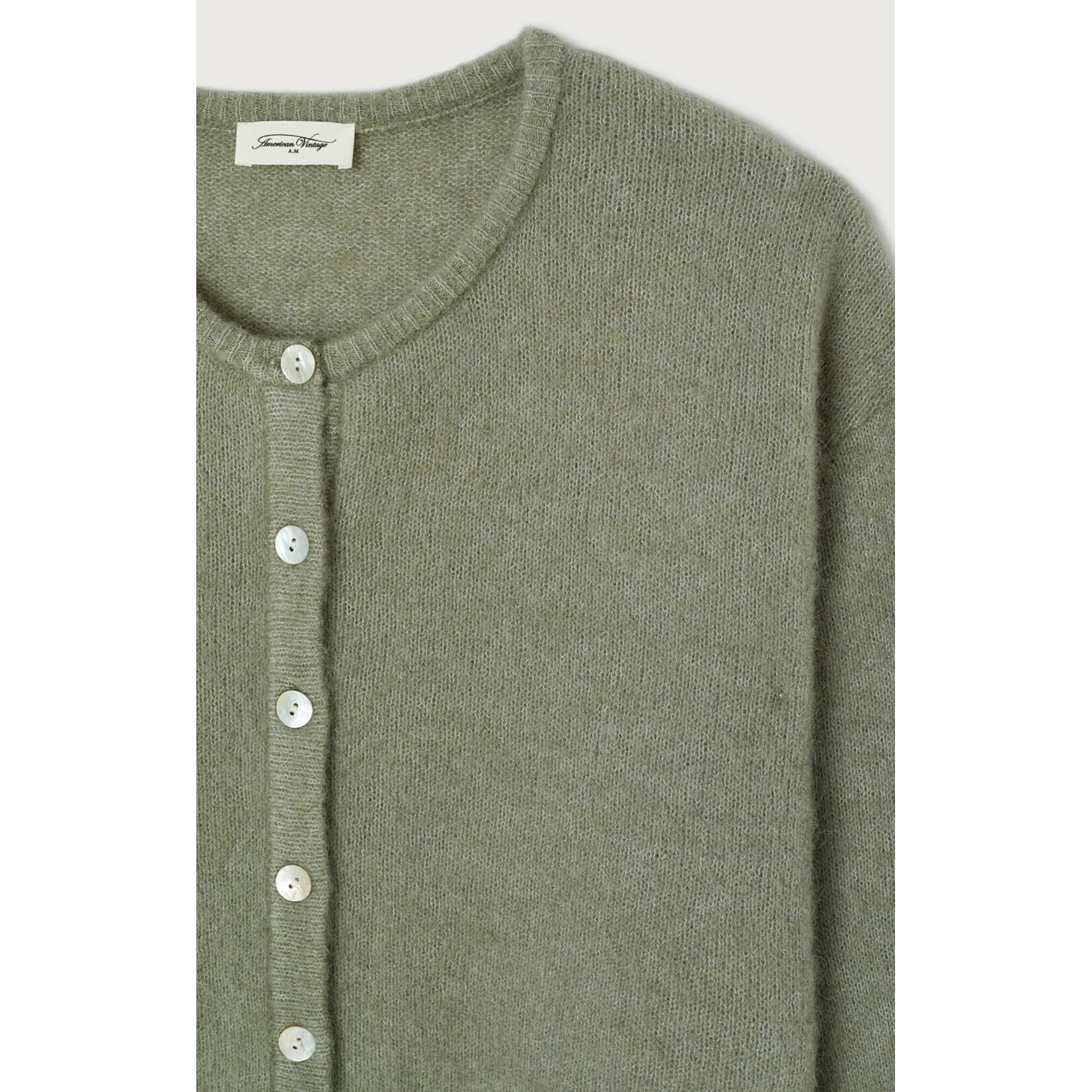 American Vintage Vitow cardigan Kaki multichine
