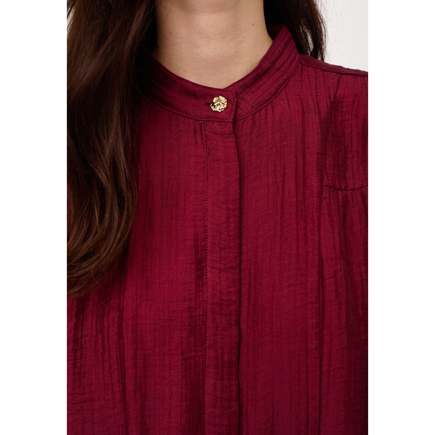 Co'couture Tassy shirt Berry red