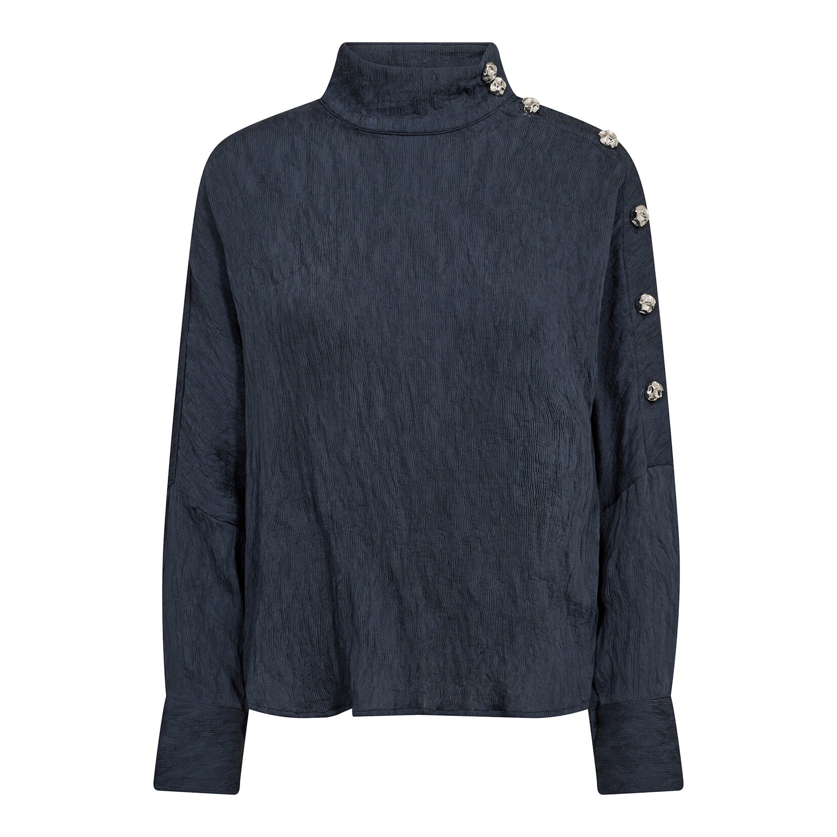 Co'couture Camello asylum button blouse Navy