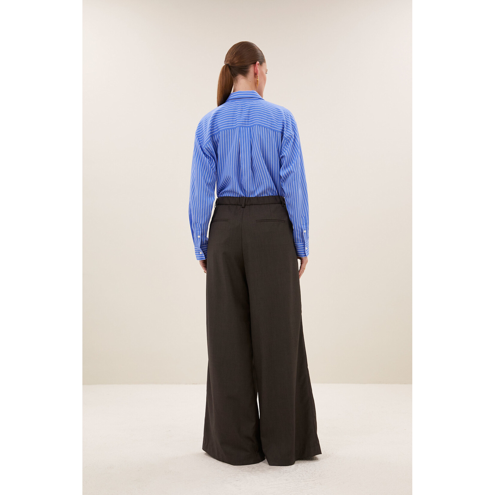By-Bar Lise stripe blouse Azul blue