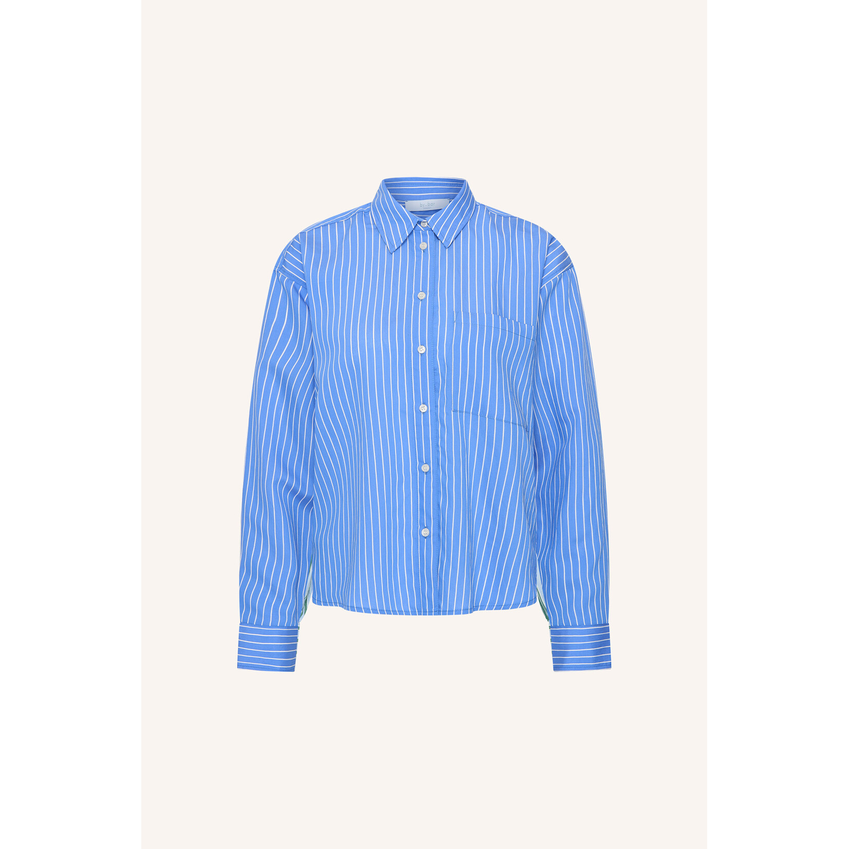 By-Bar Lise stripe blouse Azul blue