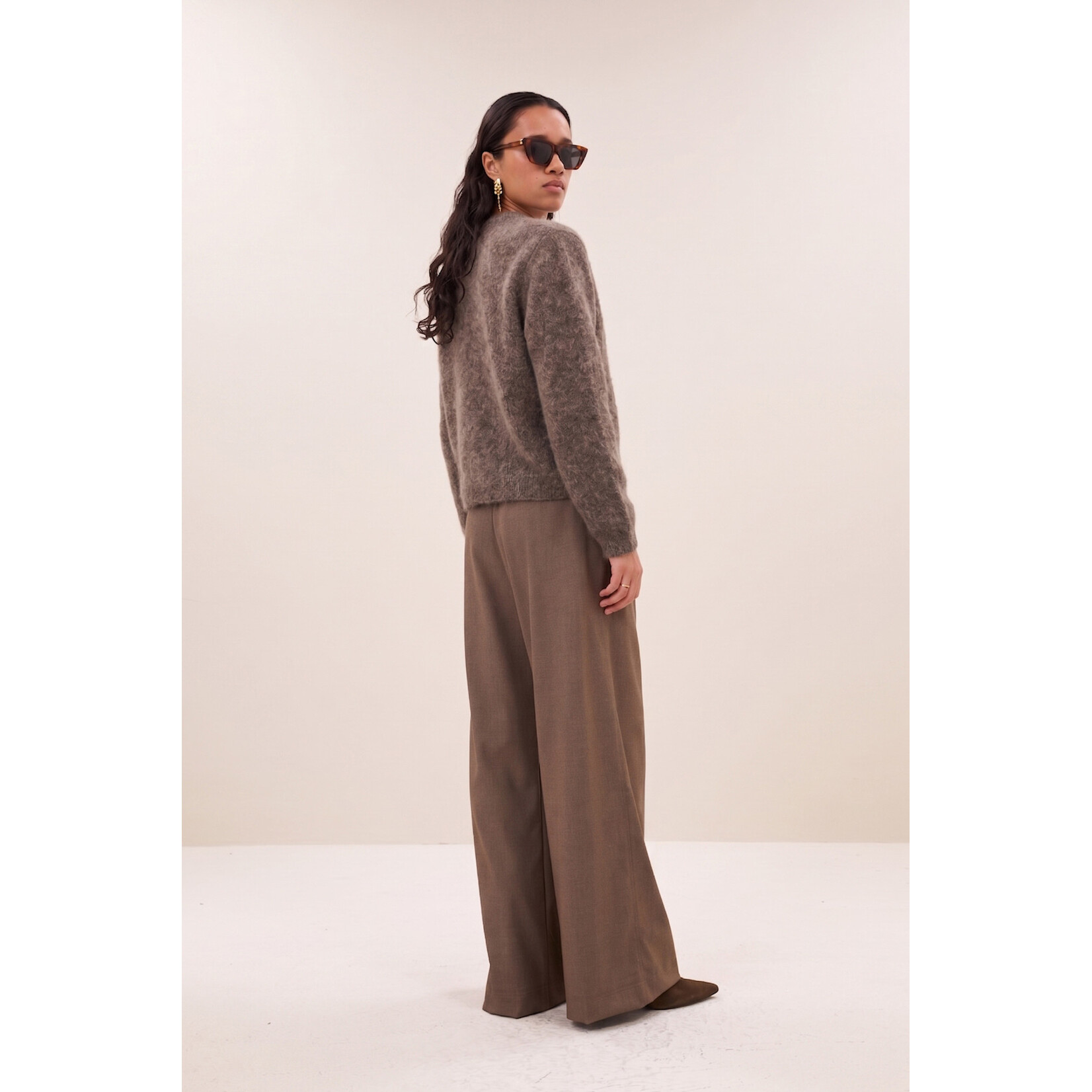 By-Bar Cleo cardigan Deep brown