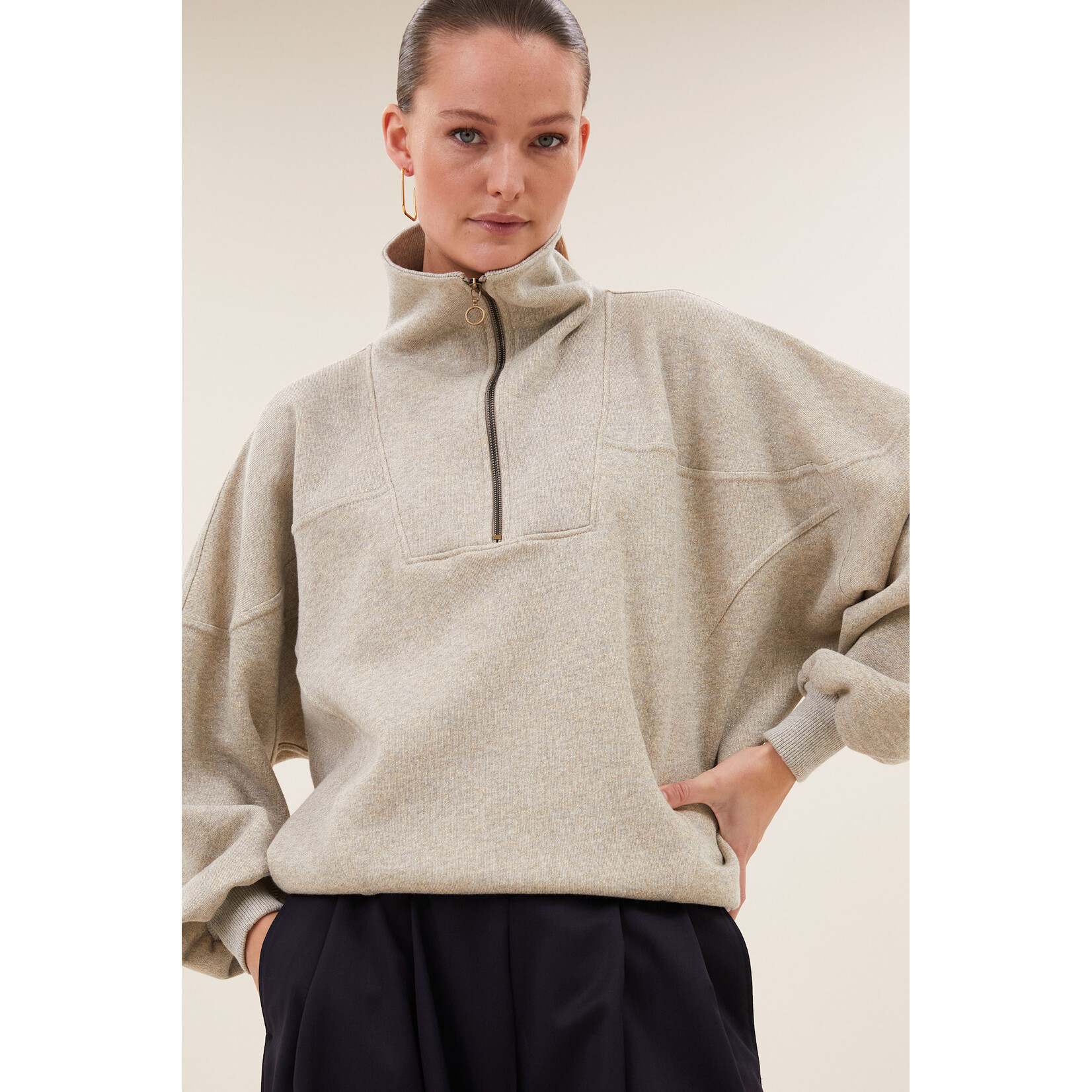 By-Bar Roos sparkle sweater Gold