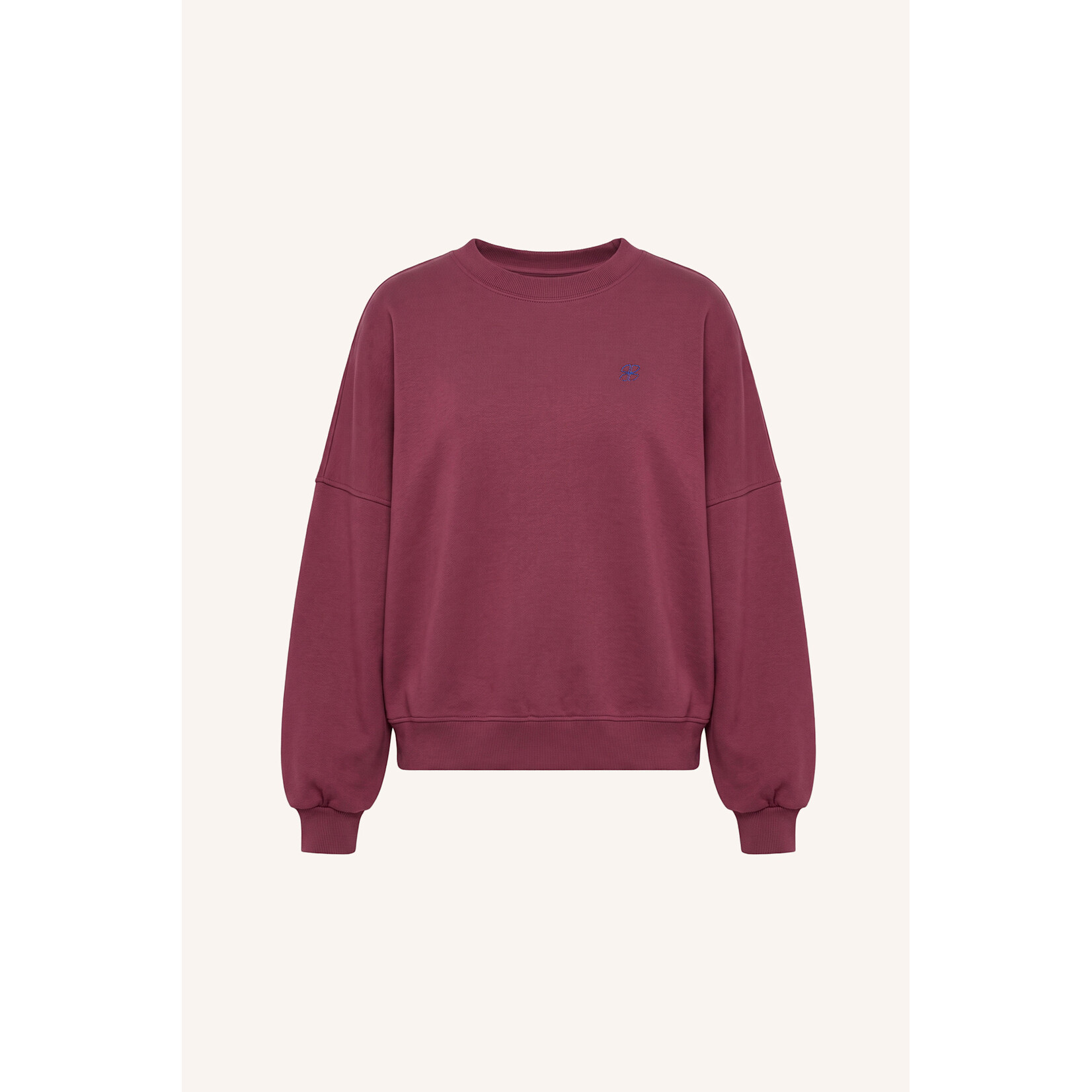 By-Bar Malyn logo sweater Burgundy crush